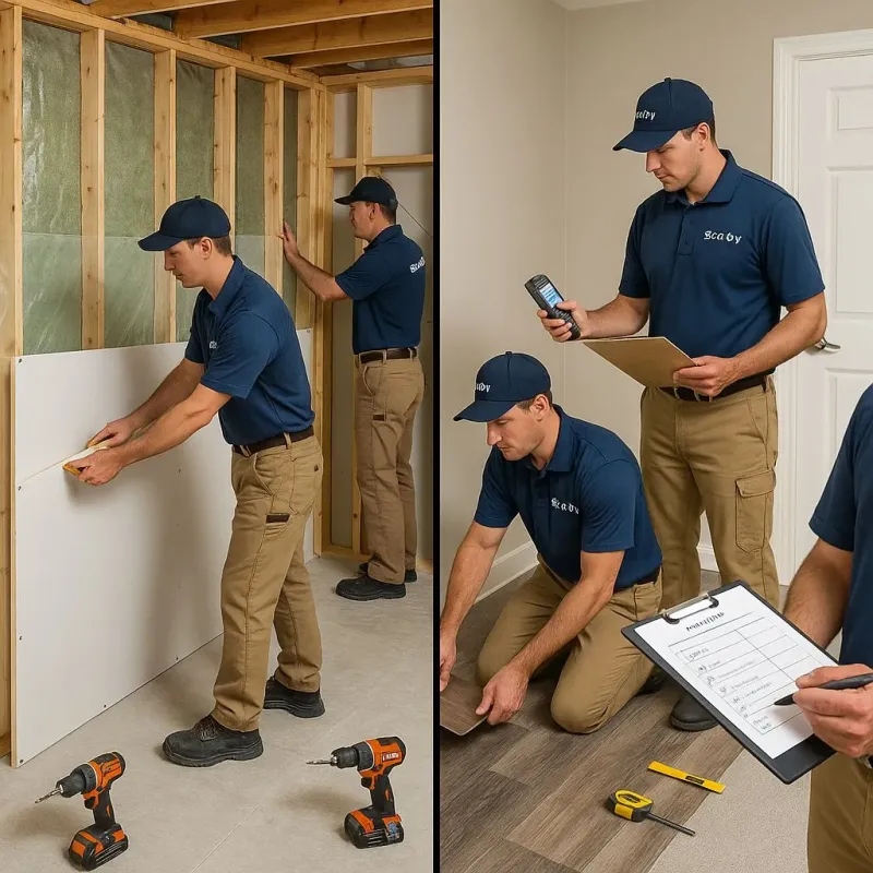 Repairs and Reconstruction process in Bastrop, TX